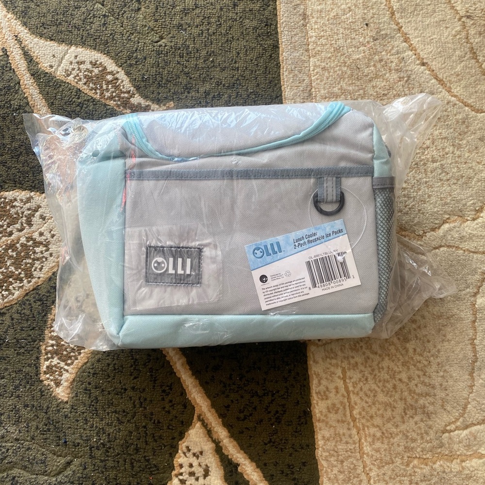 OLLI Lunch bag with reusable ice packs